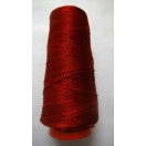 TURKEY RED - 275+ Yards Viscose Rayon Art Silk Thread Yarn - Embroidery Crochet Knitting Lace Trim Jewelry